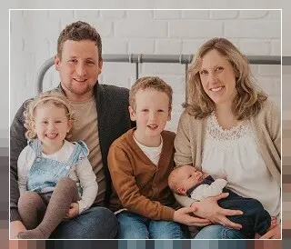 Familie nach der Ernte Nach der Ernte